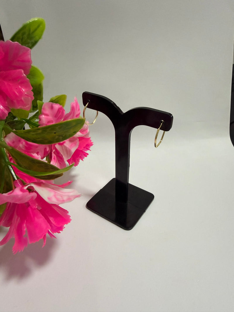 ARGOLA HEXAGONAL FIO FINO (PP)
