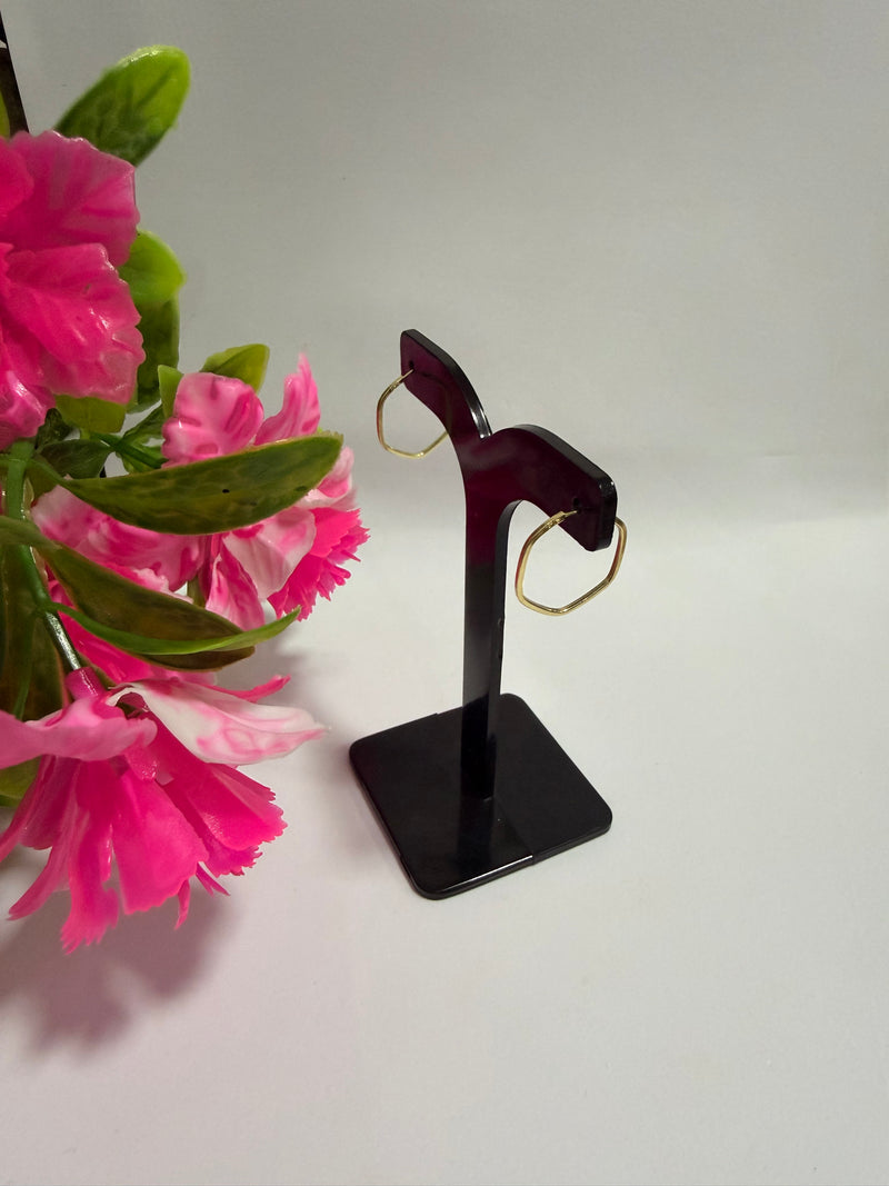 ARGOLA HEXAGONAL FIO FINO (PP)