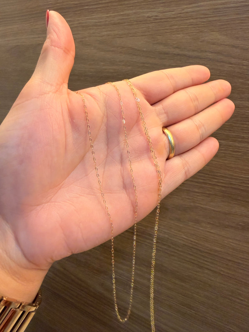 Corrente Elo Cadeado Fino(45cm)