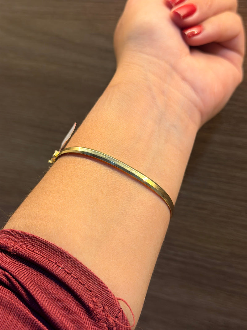 Bracelete Fio Chapa Quadrado