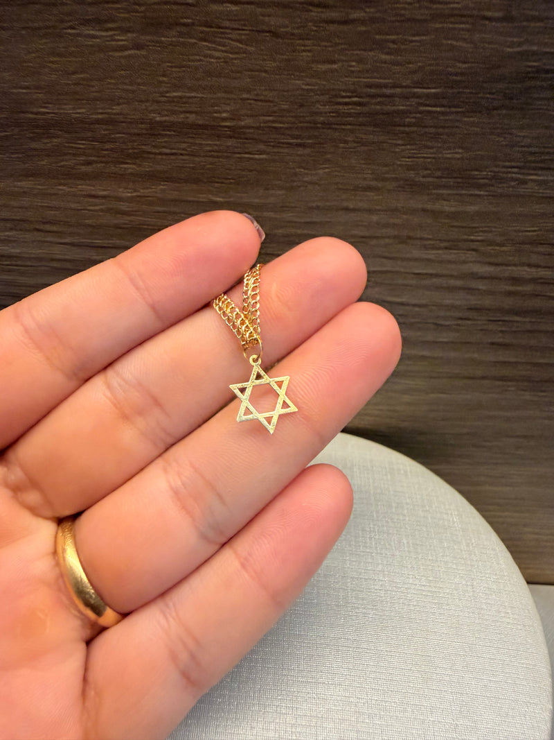 Pingente Estrela de Davi Vazado