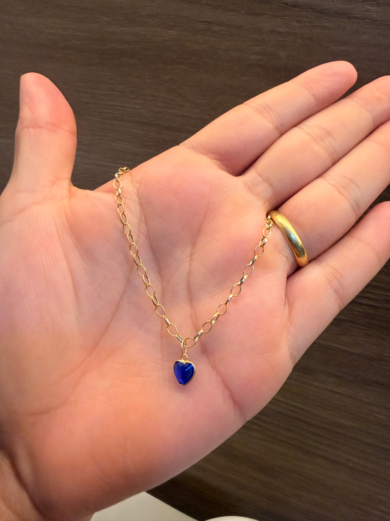 Pulseira Elo Oval com Pingente